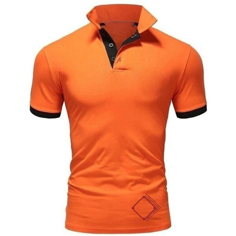 Customer Design Logo 100% Cotton Polo Shirt Men Embroidery Pique Polo Shirt