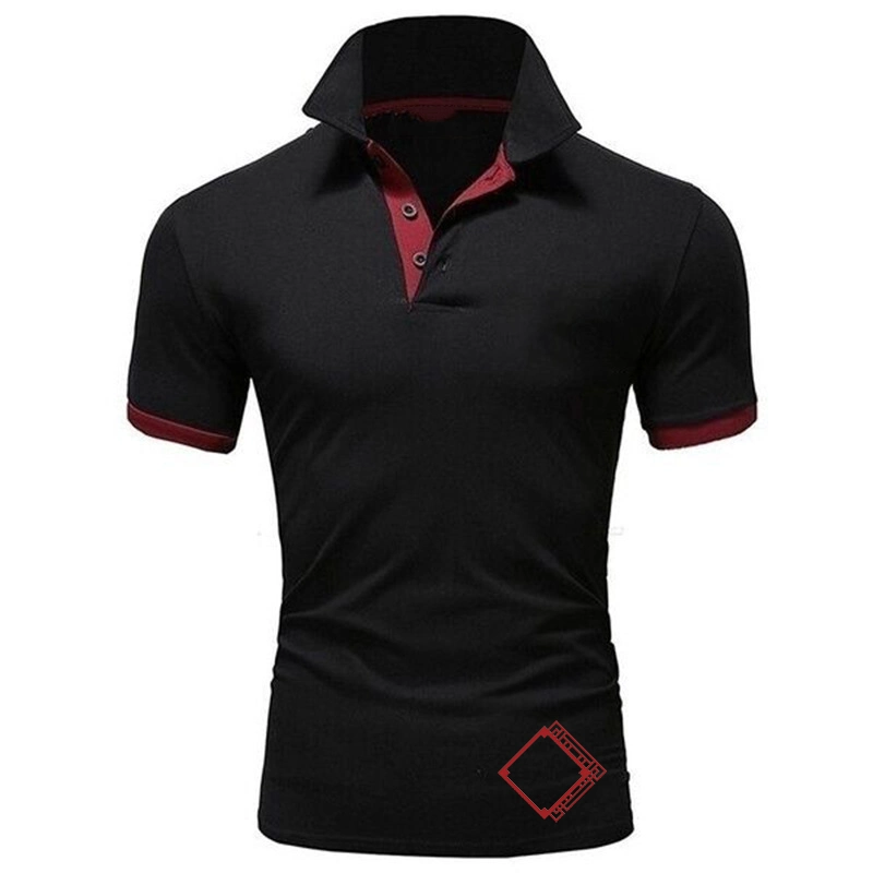 Customer Design Logo 100% Cotton Polo Shirt Men Embroidery Pique Polo Shirt