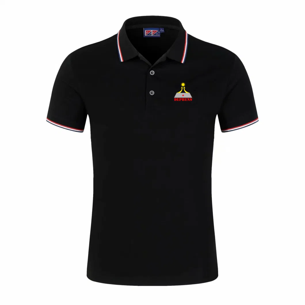 Wholesale Custom Customized Design Logo Polyester Cotton Blend Pique Golf T Shirt Cheap Promotional Promotion Men Women Ladies Kids Children Youth Polo Shirt