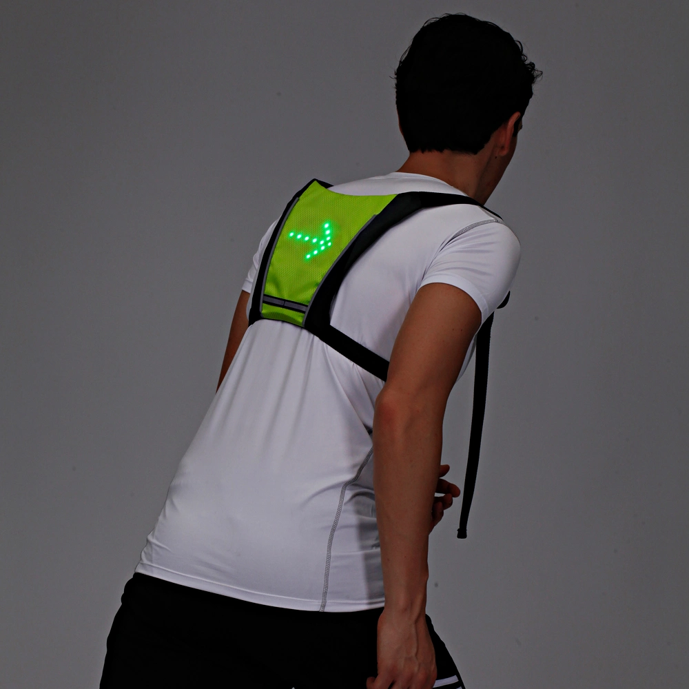 Sport Protective LED Luminous Signal Hi Visibility Cycling Vest Safety Vest