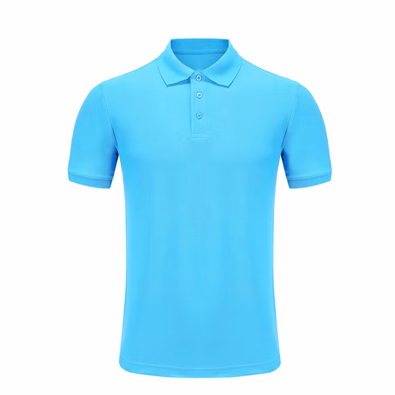 Factory Casual Style Solid Color Loose Workwear Polo Shirts Wholesale Custom Cotton Golf T Shirts Work Polo Shirts for Men
