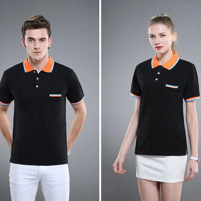 Factory Fashion Style Custom Logo Cotton High Quality Embroidery Unisex Polo Shirt