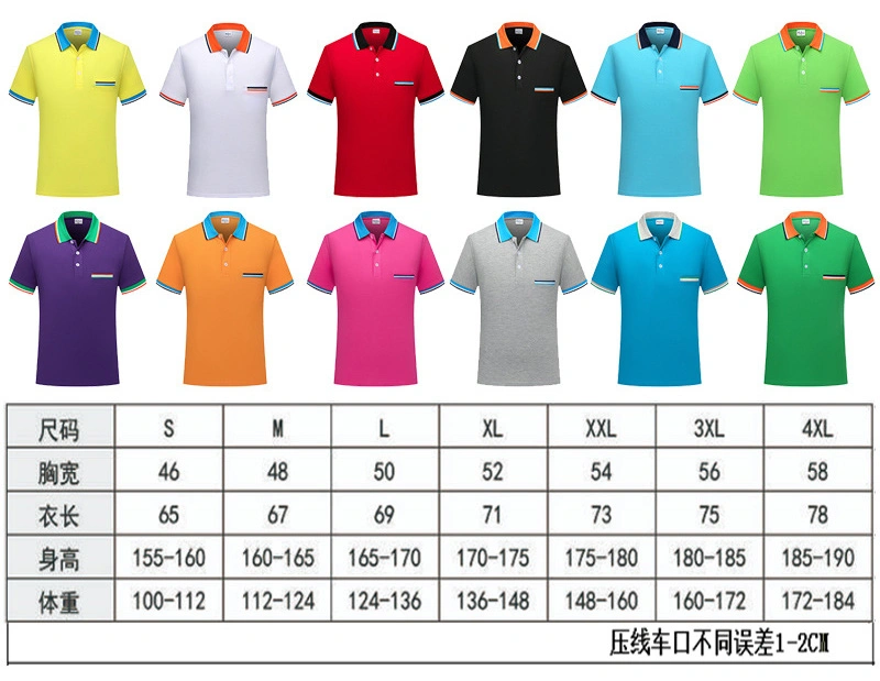 Factory Fashion Style Custom Logo Cotton High Quality Embroidery Unisex Polo Shirt