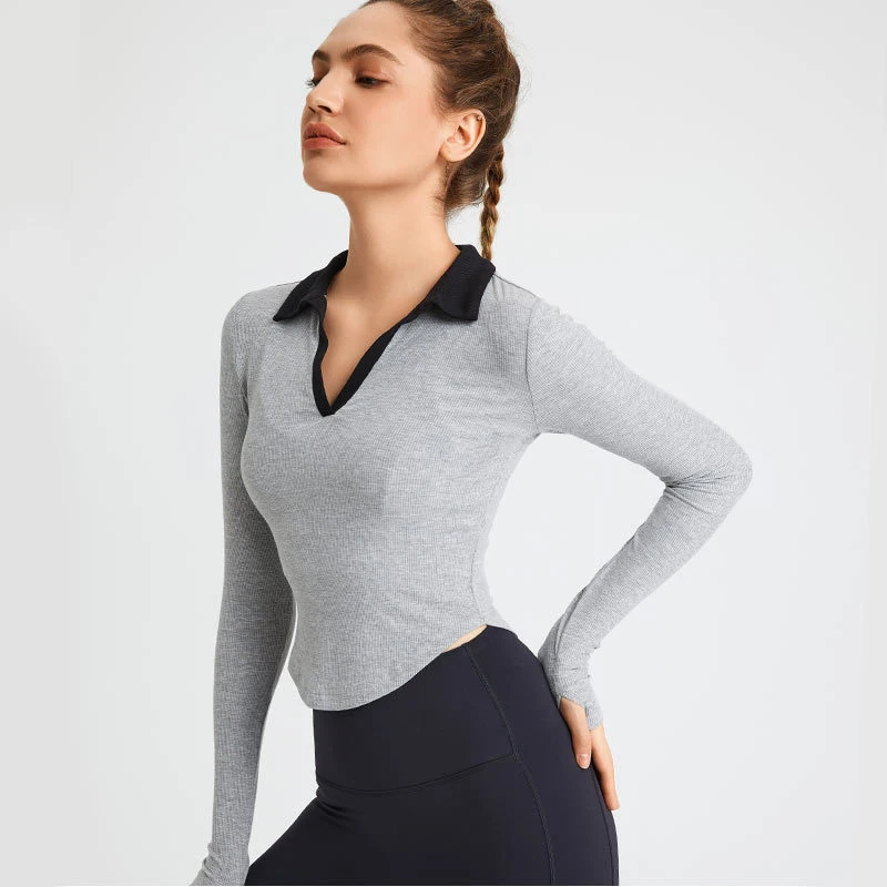 Women&prime;s Seamless Athletic Activewear Women&prime;s Sports Leggings Sportswear Long Sleeves Tops