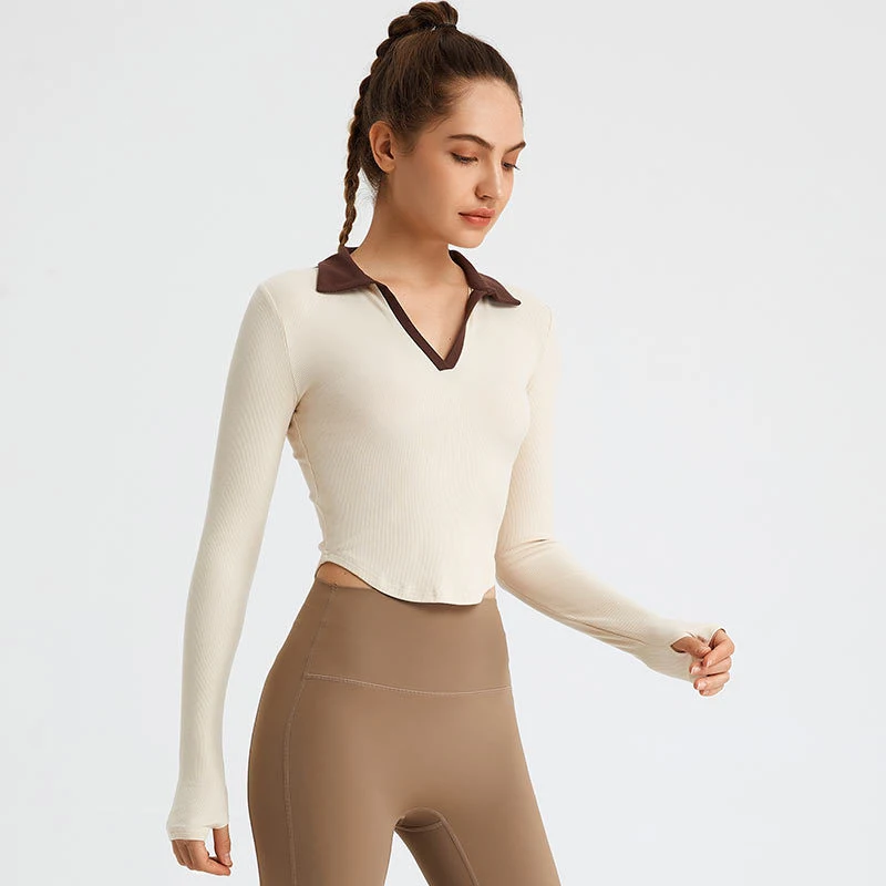 Women&prime;s Seamless Athletic Activewear Women&prime;s Sports Leggings Sportswear Long Sleeves Tops