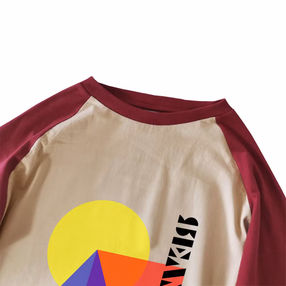 Designer Casual Male Full Sleeve T-Shirt Crew Neck Custom Graphic Printed Men Cotton Embroidery Plain Black Long Sleeve T Shirt