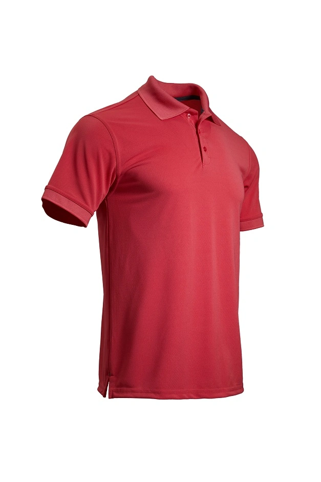 Men&prime; S OEM/ODM Solid Pique Sport Polo Shirt Short Sleeve Simple Fashion Style