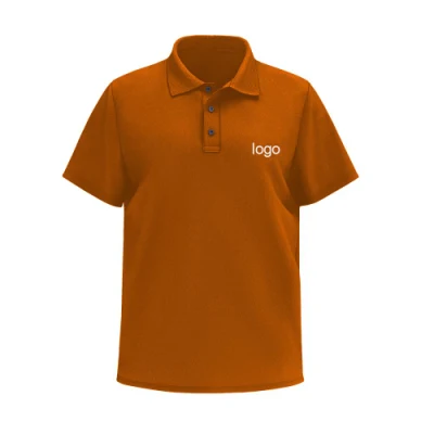 Polo da golf maglie da uomo personalizzate maglie bianche con logo ricamato Polo Casual a manica corta semplice