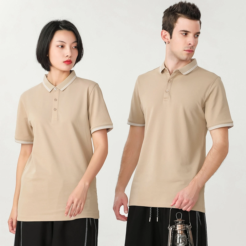 Polo Shirts for Men Custom Personalized Text Cotton Short Sleeves Polo Shirts