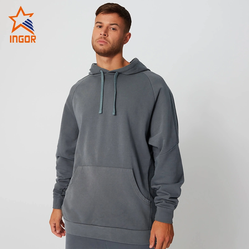 Ingorsports Overhead Hoodie with Featuring Front Kangaroo Pocket and Adjustable Drawstring Hood