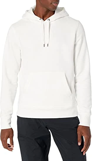 Mens Hoodie Long-Sleeved Drawstring Pocket Casual Pullover