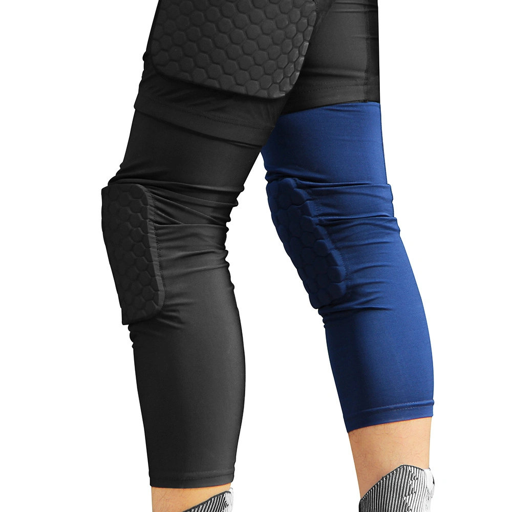 Whoesale Long Padded Knee Sleeves Wrestling Compression Leg Sleeves