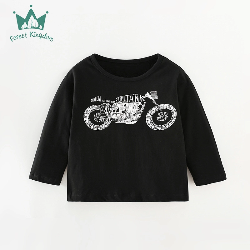 Spring and Autumn Boy Children&prime;s Long-Sleeved T-Shirt Casual Bottoming Shirt