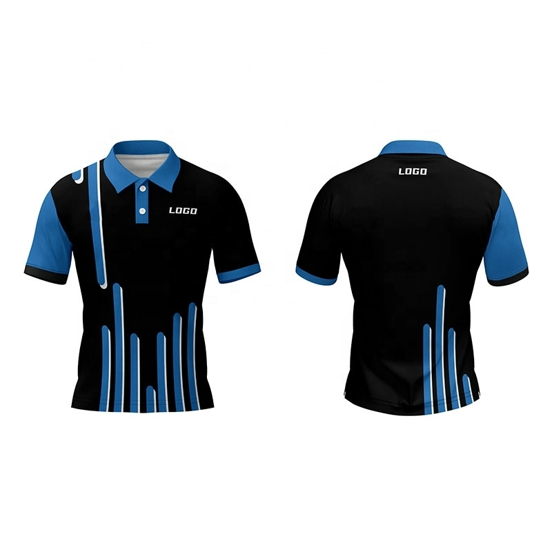 Personalized Pattern Sublimation Printing Men Clothes Custom Polo Shirt