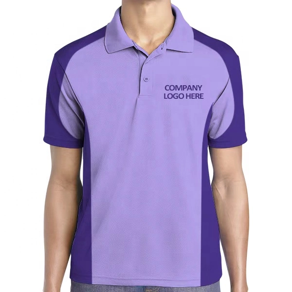 Company Uniform Tshirt Staff Work Polo Shirt Pique Polyester with Embroidery Logo Breathable Company Uniform Shirts