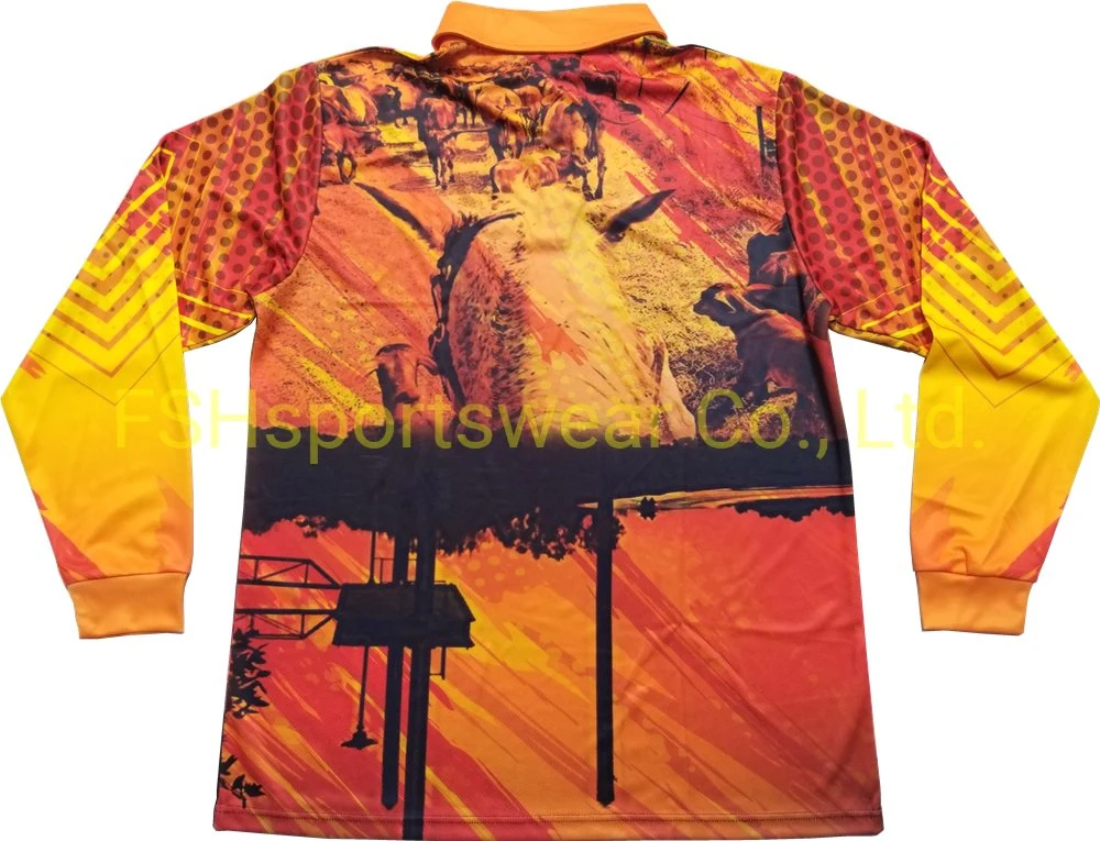 Custom Colorful Full Print Sublimation Polo Shirt Wholesales Racing Shirts Dart Bowling Boy T-Shirt Dart Shirt for Men