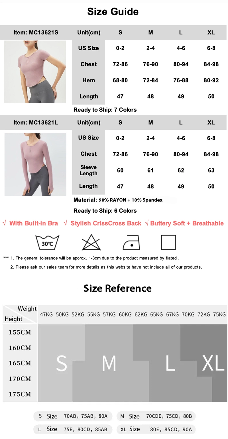 Wholesale Cute V Neck Yoga Apparel Henley Shirts Fitted Workout Crop Tops with Bra and Snap Button, Customize Short Sleeve Athletic Sports T-Shirts for Women