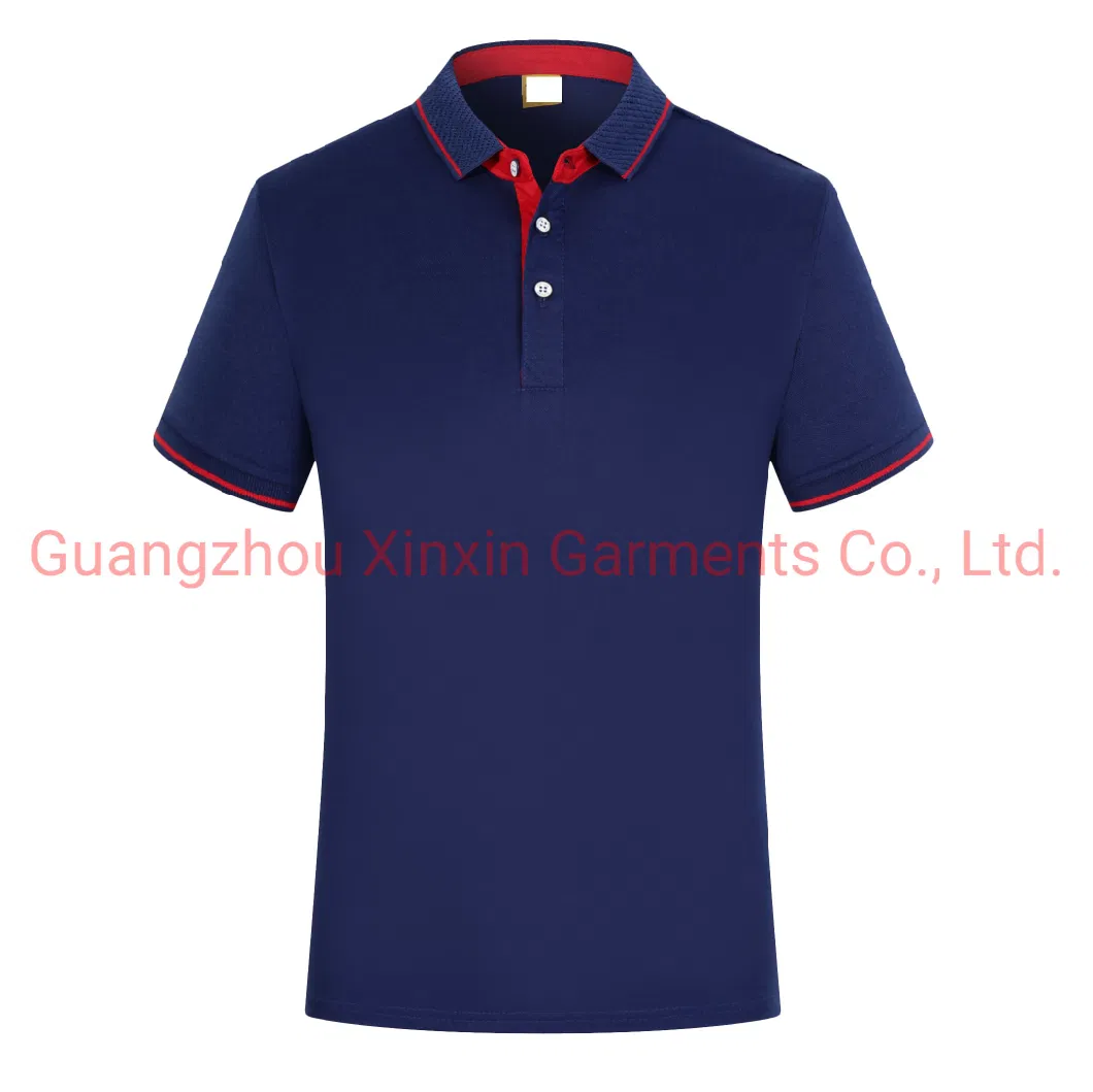 Custom Printed Embroidered T-Shirt Promotion Workwear Golf Grey Shirt Polo Shirt 1878A