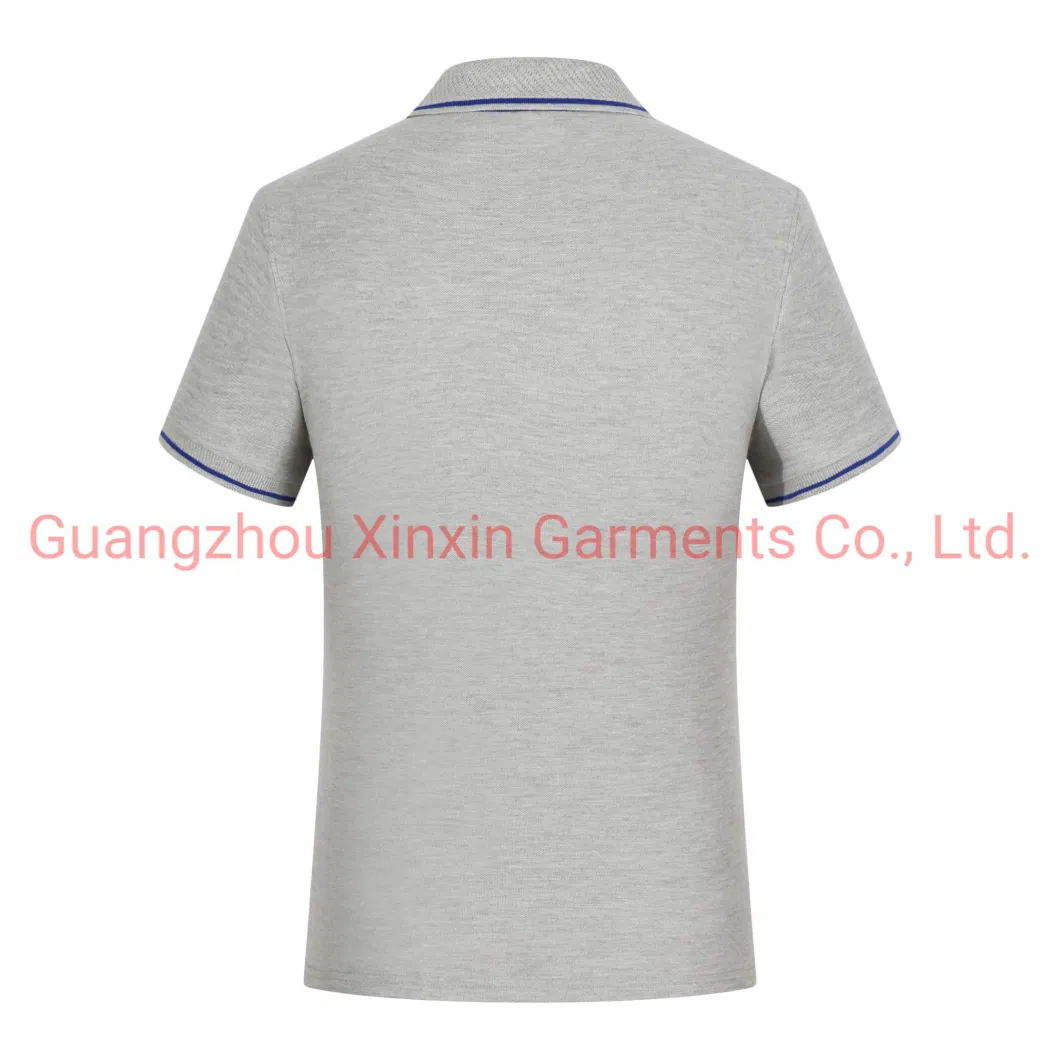 Custom Printed Embroidered T-Shirt Promotion Workwear Golf Grey Shirt Polo Shirt 1878A