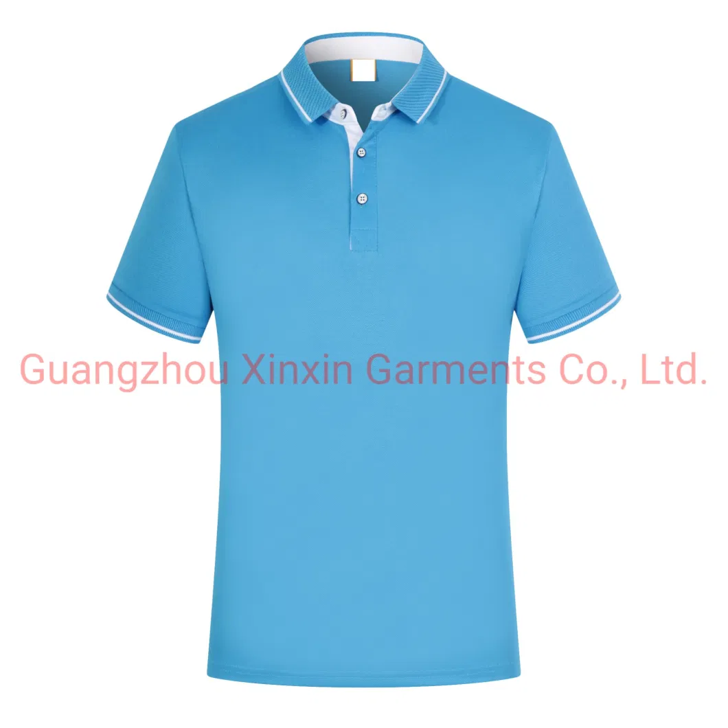 Custom Printed Embroidered T-Shirt Promotion Workwear Golf Grey Shirt Polo Shirt 1878A