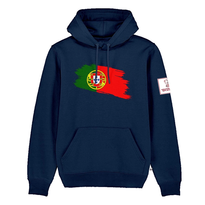 Portugal National Team 2022 Football Pullover Drawstring Hoodies