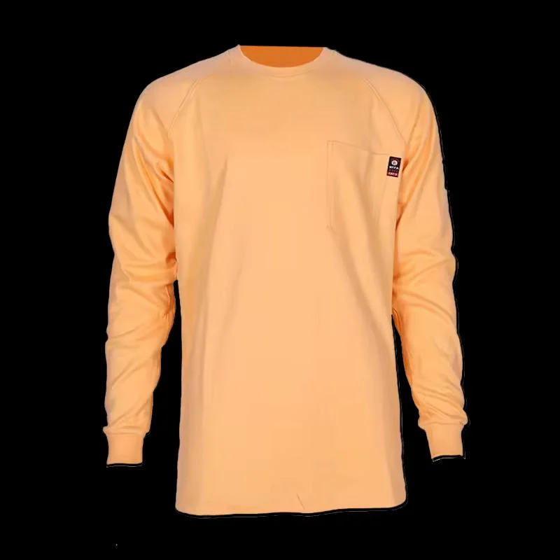 Flame Resistant Long Sleeve T-Shirt Fr Henley Shirts Flame Retardant Clothing