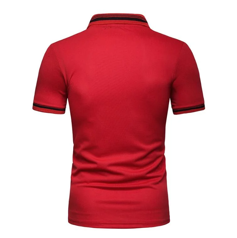 New Design Men&prime; S V Neck Polo Shirt