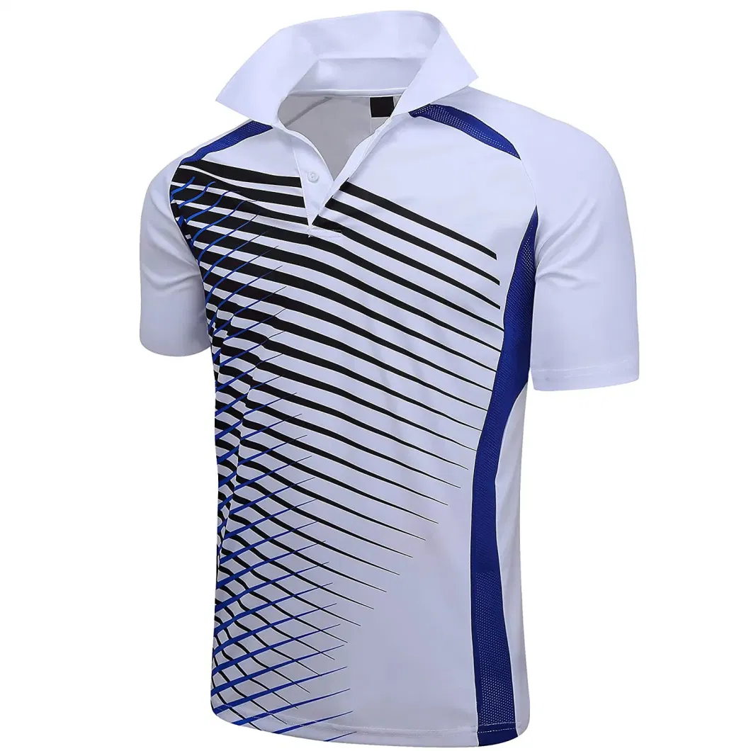 Custom OEM High Quality Quick Dry Full Sublimation Print Men&prime;s Polo T-Shirt Logo Breathable Sports Golf Shirt