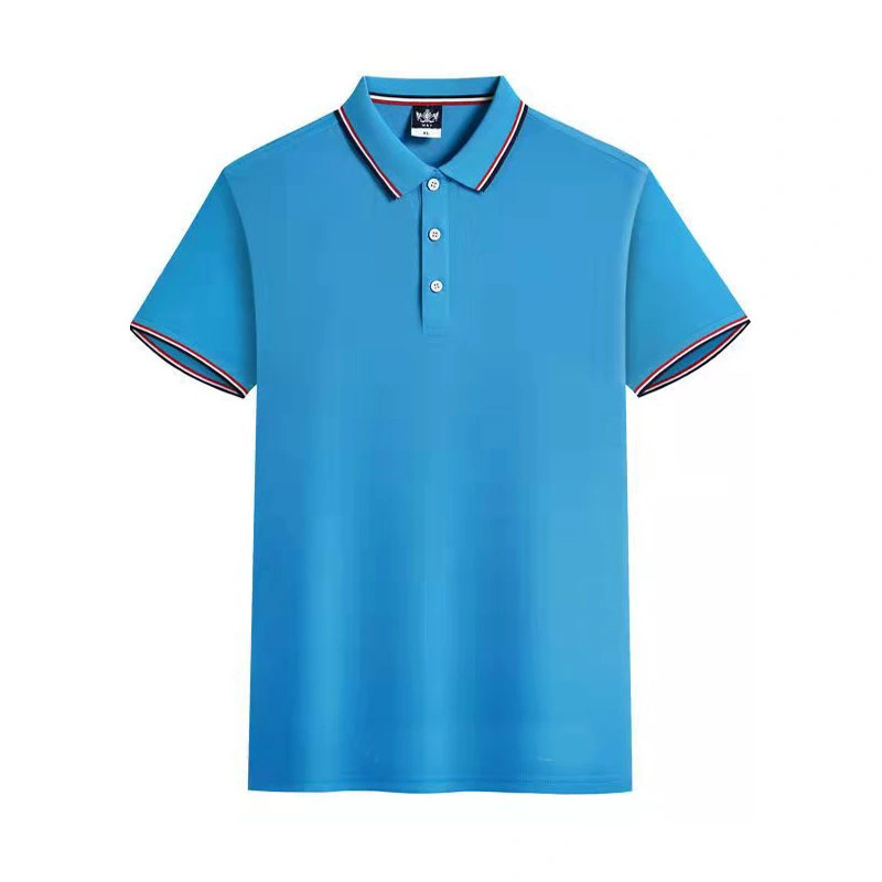 Customized Pure Cotton Pique Quickly Dry Fit Men Recycled Plain Golf Short Sleeves Polo Shirt