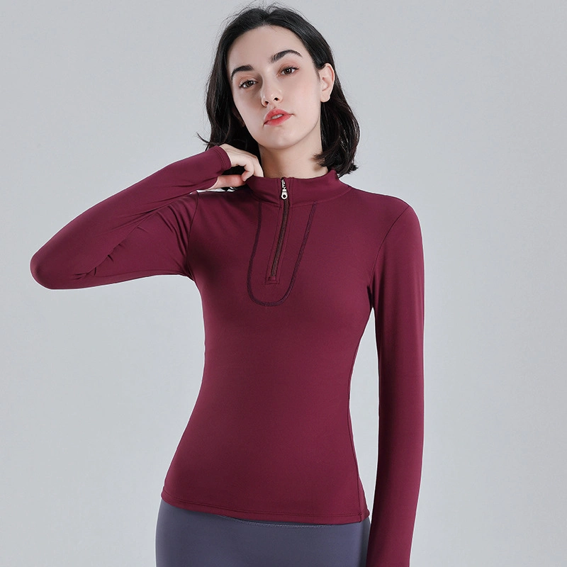 New Design Activewear Woemn Yoga Top Long Sleeve