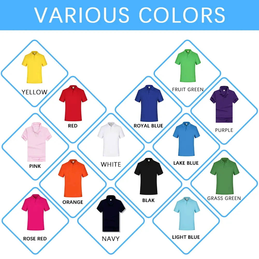 Golf Polo Shirt Custom Printed Quick Dry Polyester Sublimation Mens Blank Election