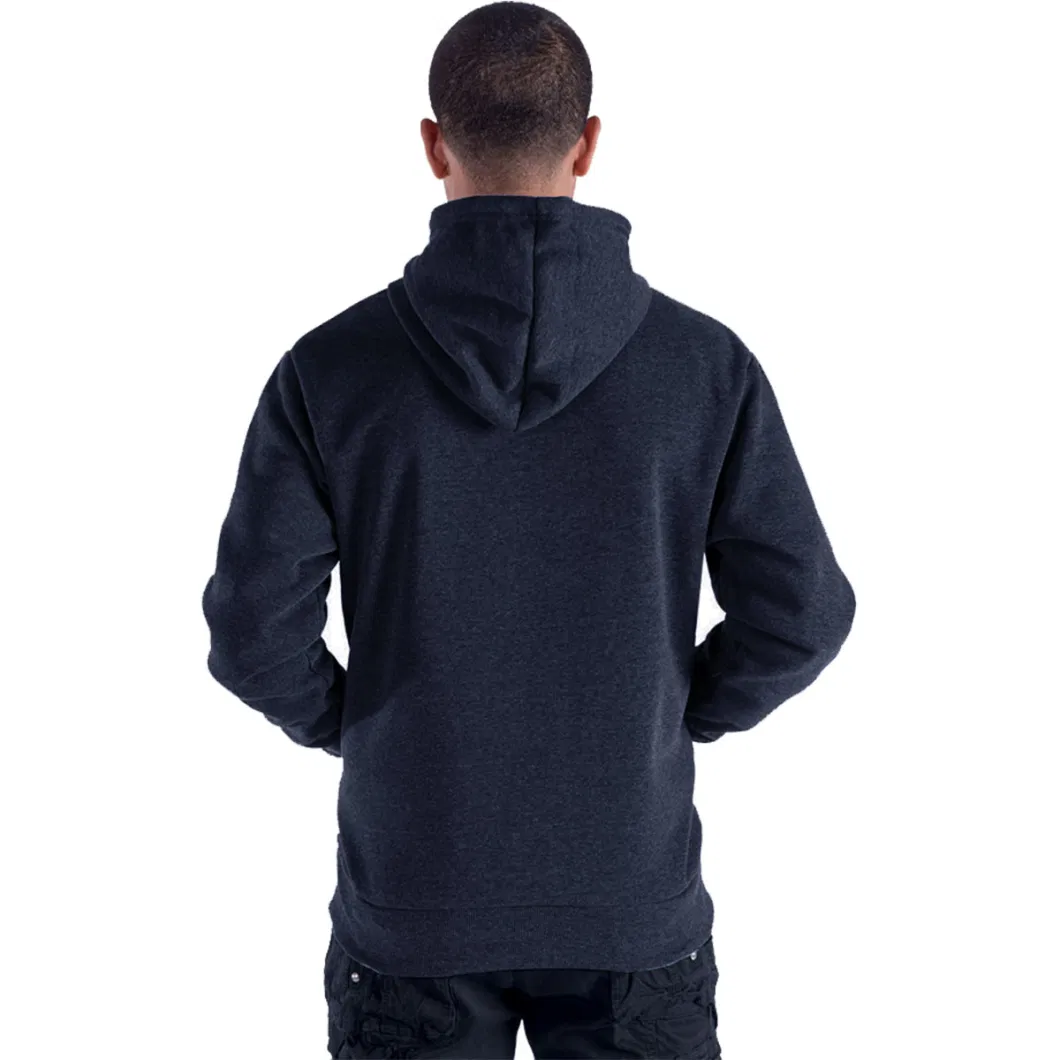 OEM Custom Winter Knitted Zipper Men Pullover Sweater Hoodie