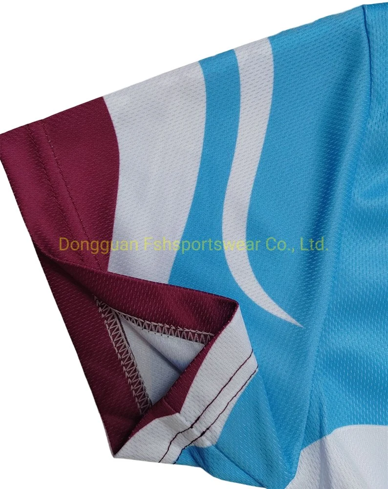 Mens Sportswear Custom Sublimated Prints Polo Short Sleeve T-Shirts Golf Athletic Polo Shirts