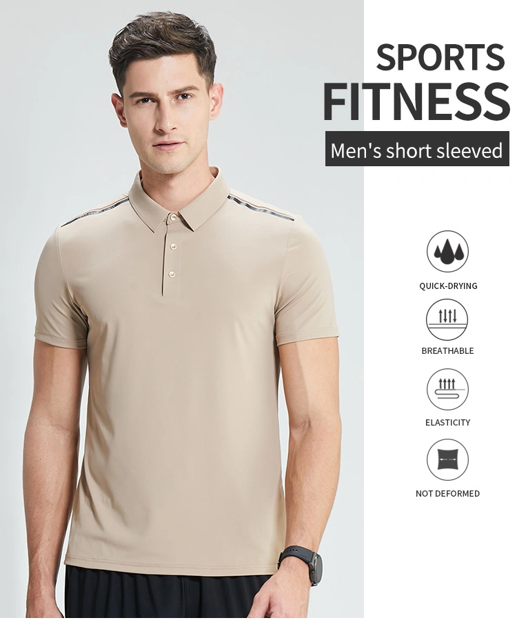 Wholesale Polo T Shirt Plain Custom Print Sport Golf Activewear Quick Dry Gym Shirt Breathable Short Sleeve Tops Polo Shirt