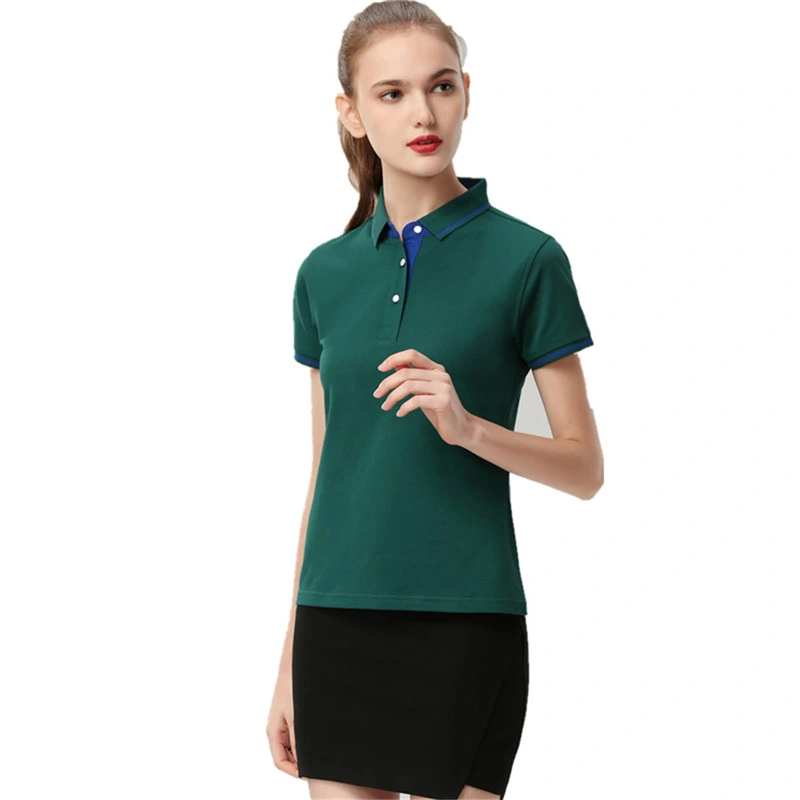 Wholesale Price OEM Service Custom 220 Gram 100% Cotton Pique Mesh Spandex Summer Breathable Men Women Uniform Golf Printing Embroidery Logo Polo Shirt