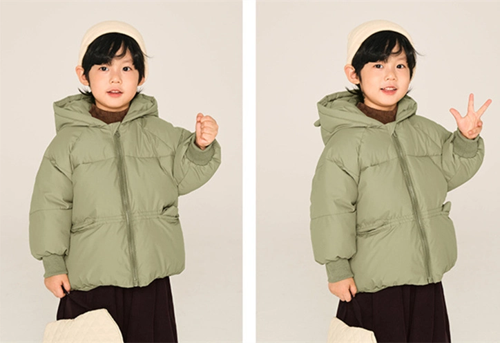 Boys&prime; Pullover Low MOQ Autumn and Winter Round Neck and Fleece Hoodie