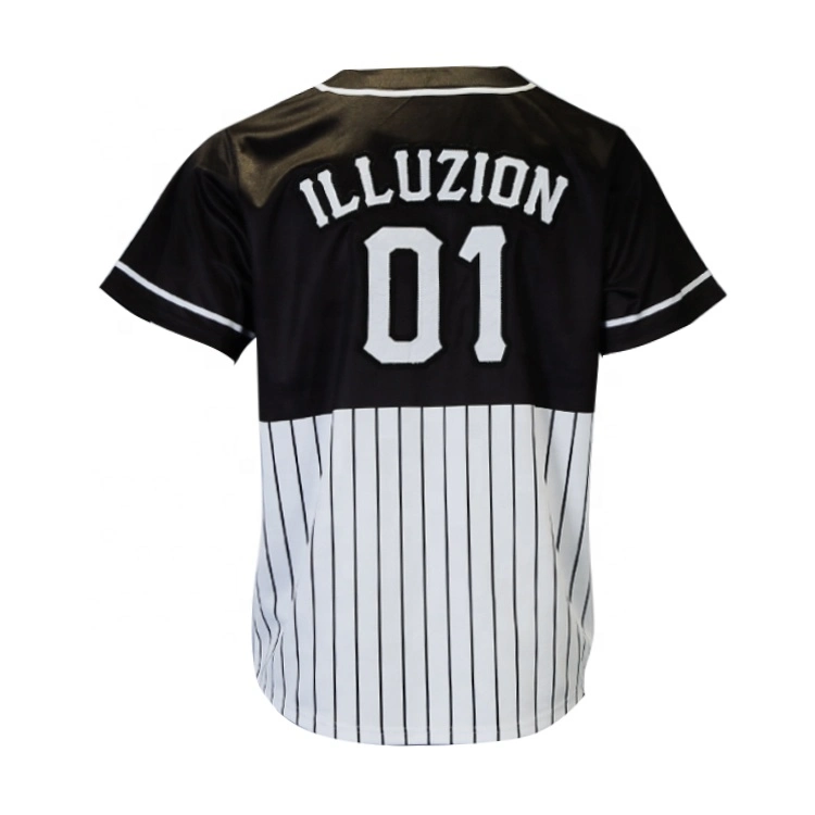 Custom Embroidered Sublimated Youth Men&prime;s Baseball Jersey Shirt