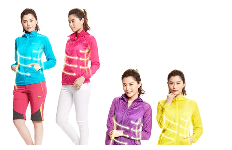 Women Outdoor Skin Clothing Summer Sun-Proof Long Sleeve with Hat Coat Hiking Wear