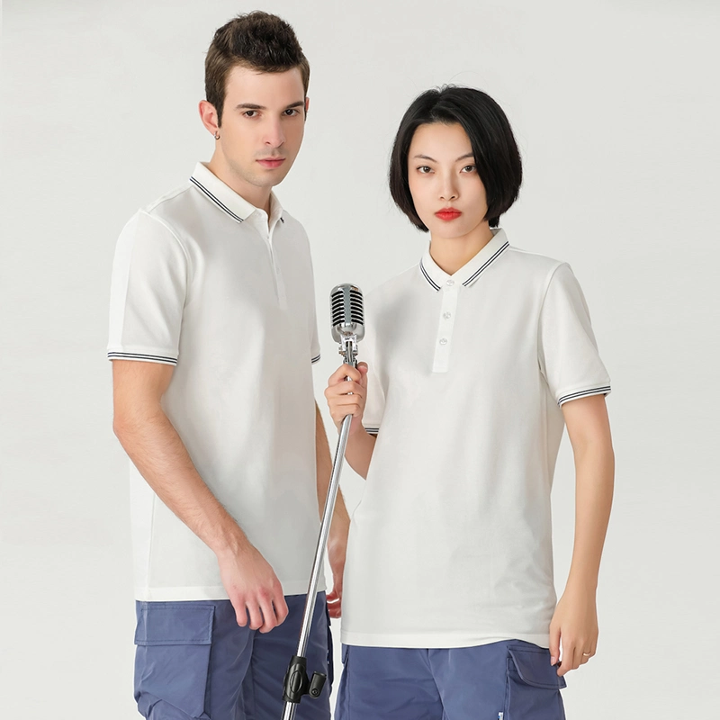 Polo Shirts for Men Custom Personalized Text Cotton Short Sleeves Polo Shirts