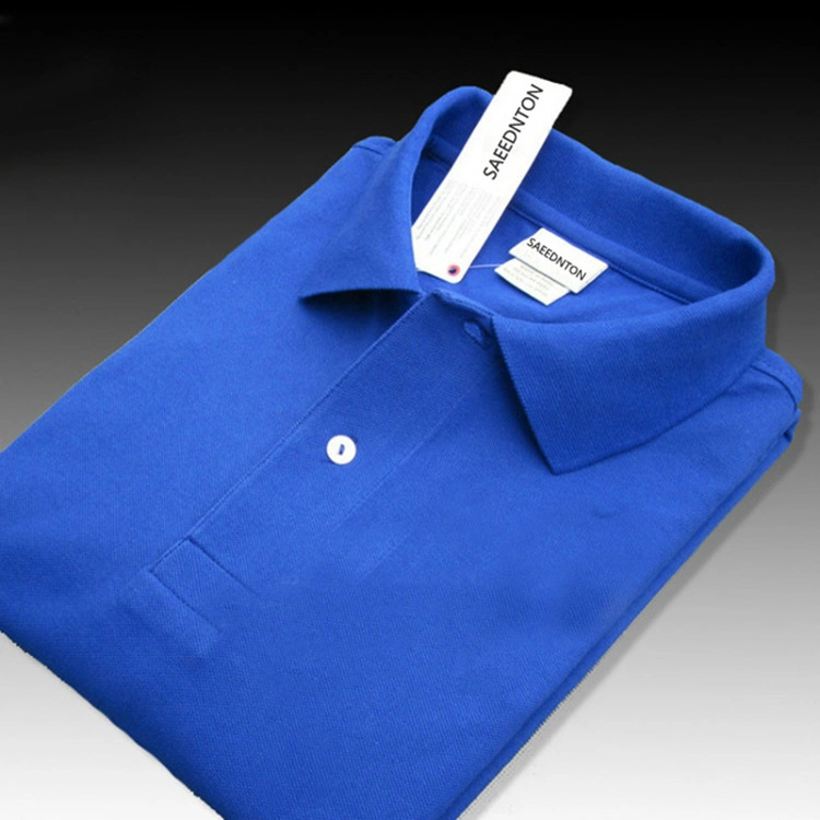 China OEM Service Free Sample Men&prime;s 100% Cotton Pique Polo Shirt China Factory