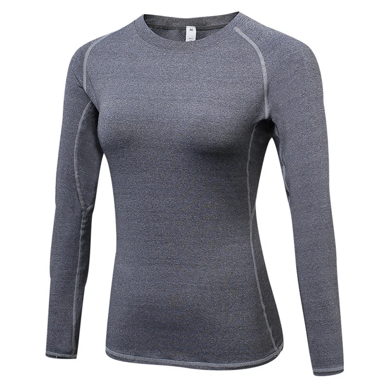 Quick Dry Shirt Long Sleeve Tights Fitness Sports Tops Fitness Women Long Sleeve Gym Tops Bl14452