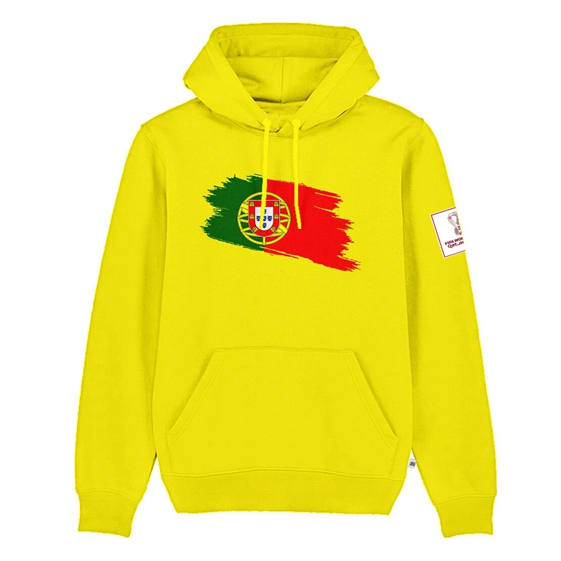 Portugal National Team 2022 Football Pullover Drawstring Hoodies