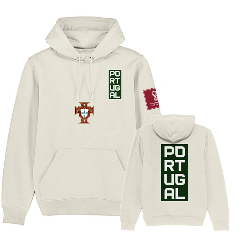 Portugal National Team 2022 Football Pullover Drawstring Hoodies