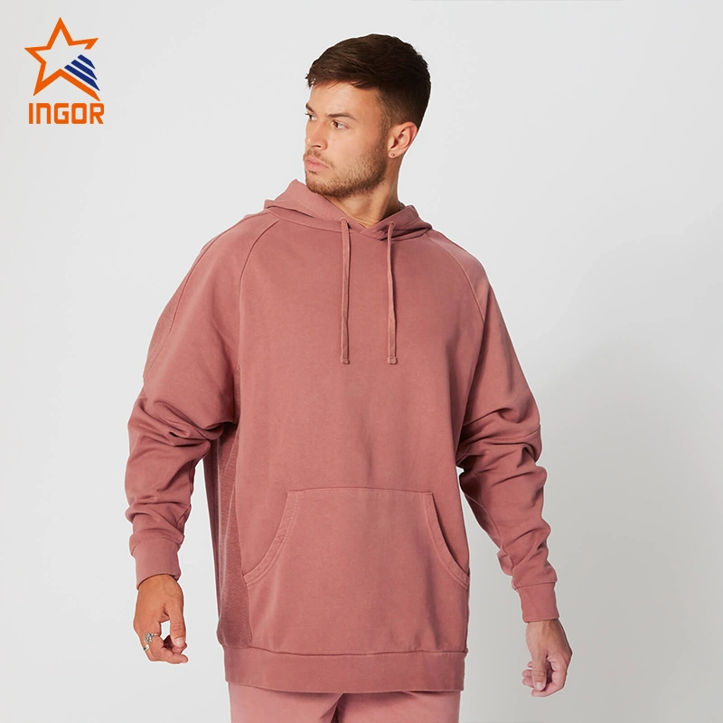 Ingorsports Overhead Hoodie with Featuring Front Kangaroo Pocket and Adjustable Drawstring Hood