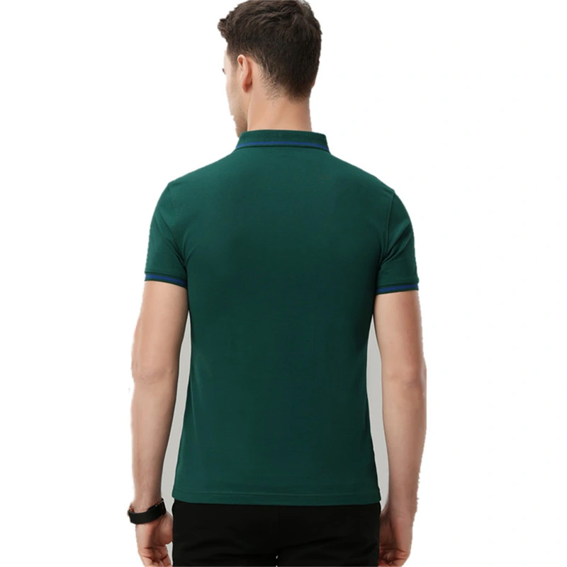 Wholesale Price OEM Service Custom 220 Gram 100% Cotton Pique Mesh Spandex Summer Breathable Men Women Uniform Golf Printing Embroidery Logo Polo Shirt