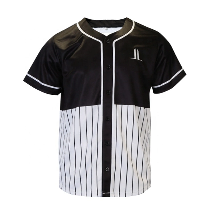 Custom Embroidered Sublimated Youth Men&prime;s Baseball Jersey Shirt