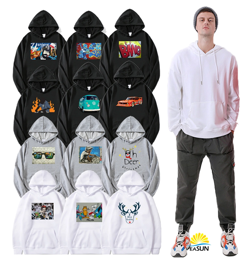 Knitted Sweatshirt Unisex Sweatsuits Sets Basketball Hoodie Fleece Sweatshirt Sport Wear Clothing