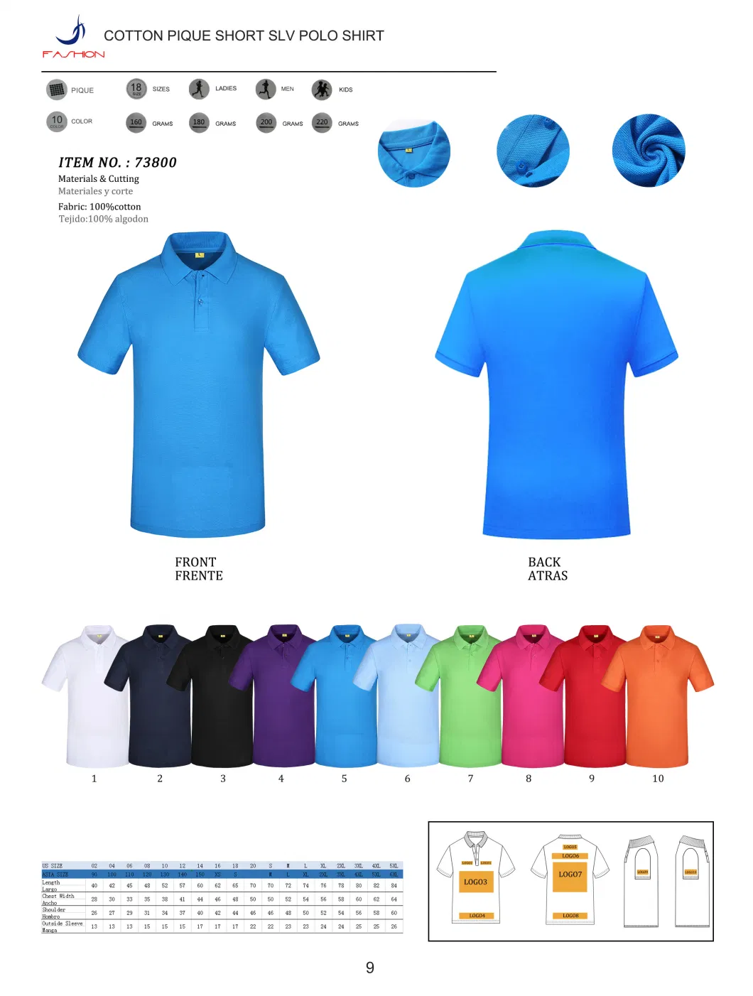 High Quality Work Uniform Business Polo Blank Embroidered Cotton Polyester Mens Plain Golf Polo Shirt with Custom Logo