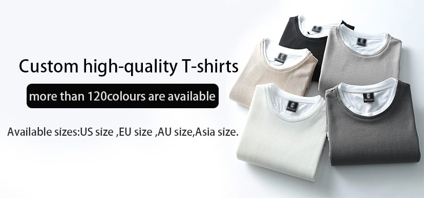 Wholesale Quality Cheap Low MOQ Tees Casual Men Plus Size O-Neck White Black Navy Cotton Shirts