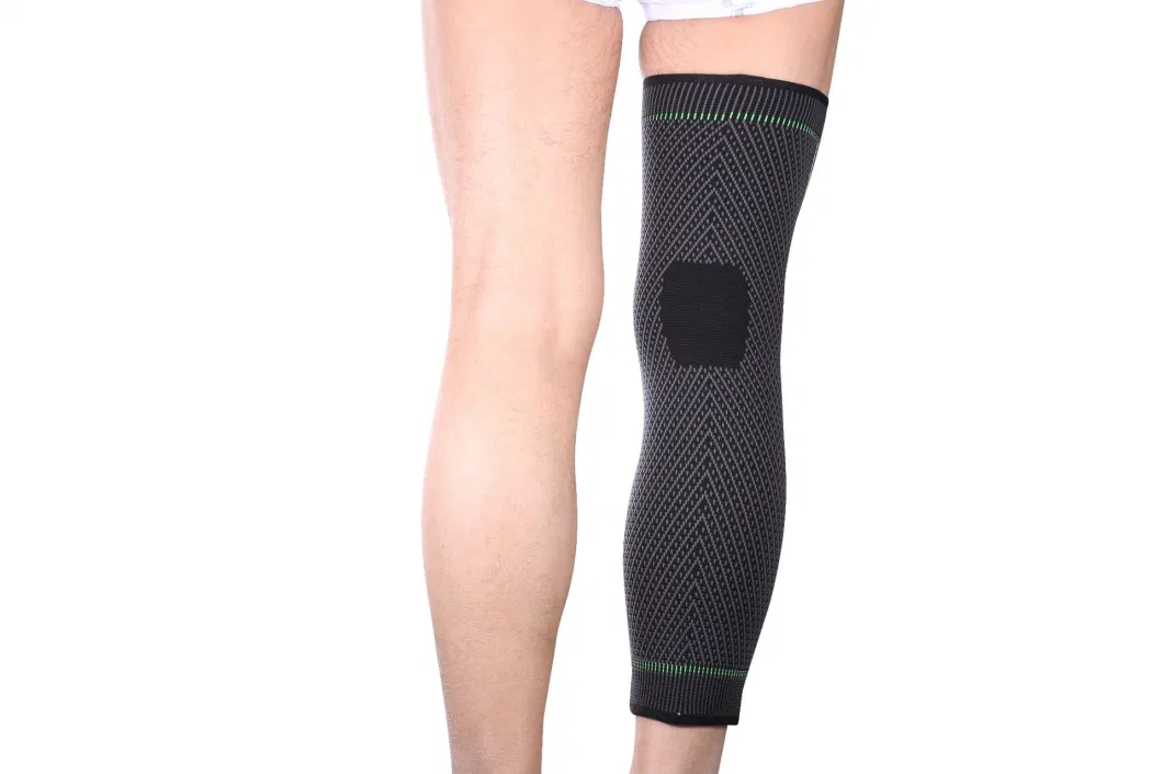 Full Leg Compression Knee Sleeve for Women Men Stretch Long Leg Sleeve Knee Support Brace for Running Basketball Football Cycling 1 PC Esg12999